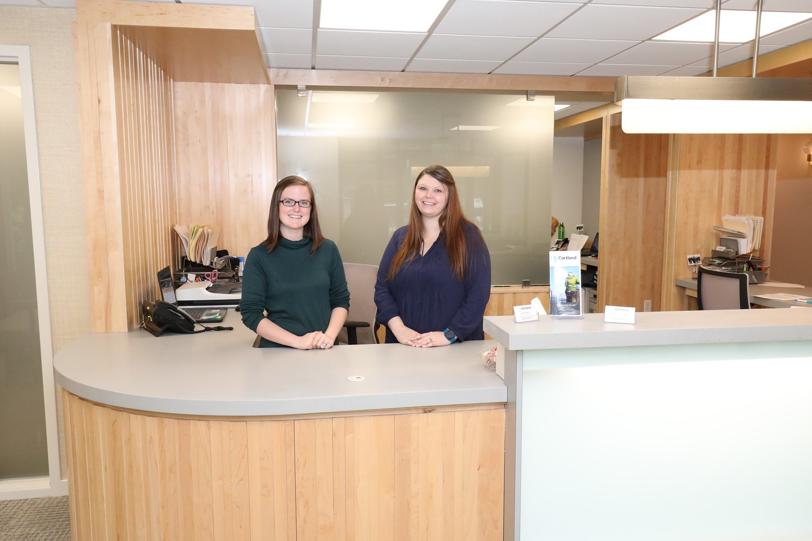 Reception area of Cortland Hearing Aids