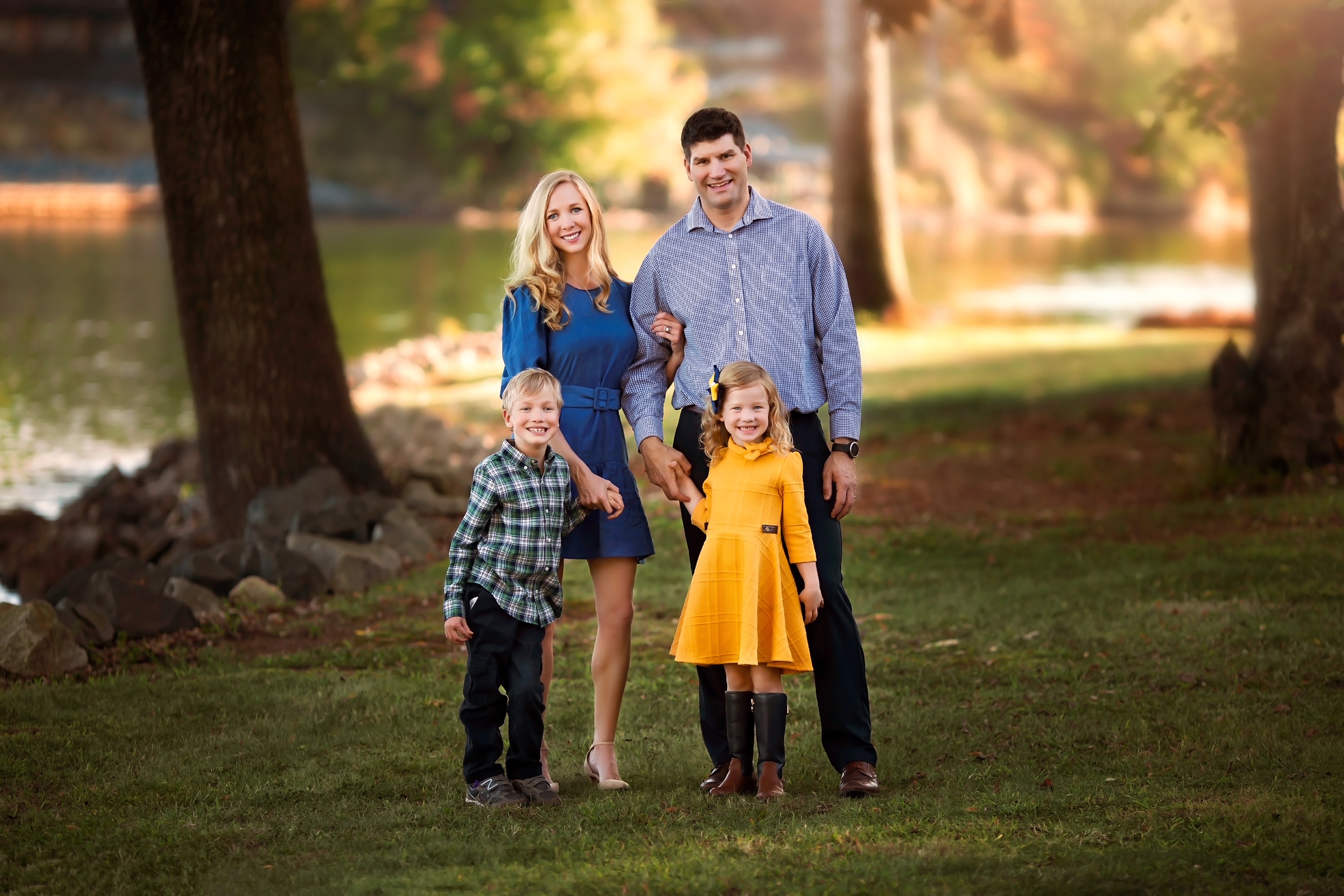 Dr Fike with his family